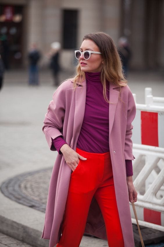 Aprende A Combinar Los Colores De Tus Outfits Effortless Chic Rojo Con Verde Ropa Jsandanski 