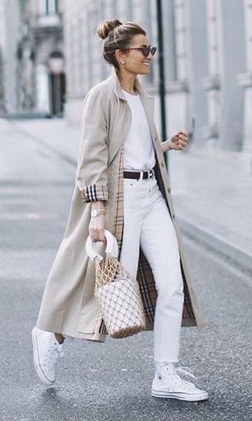 Los mejores looks: Pantalones blancos en invierno | Effortless Chic