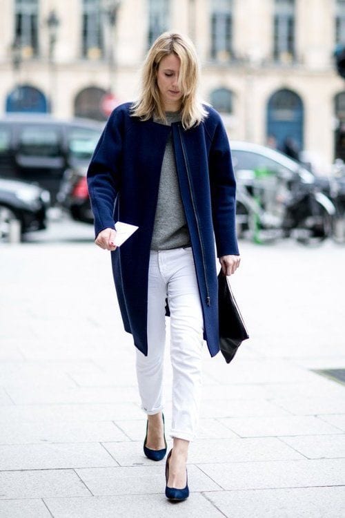 Los mejores looks: Pantalones blancos en invierno