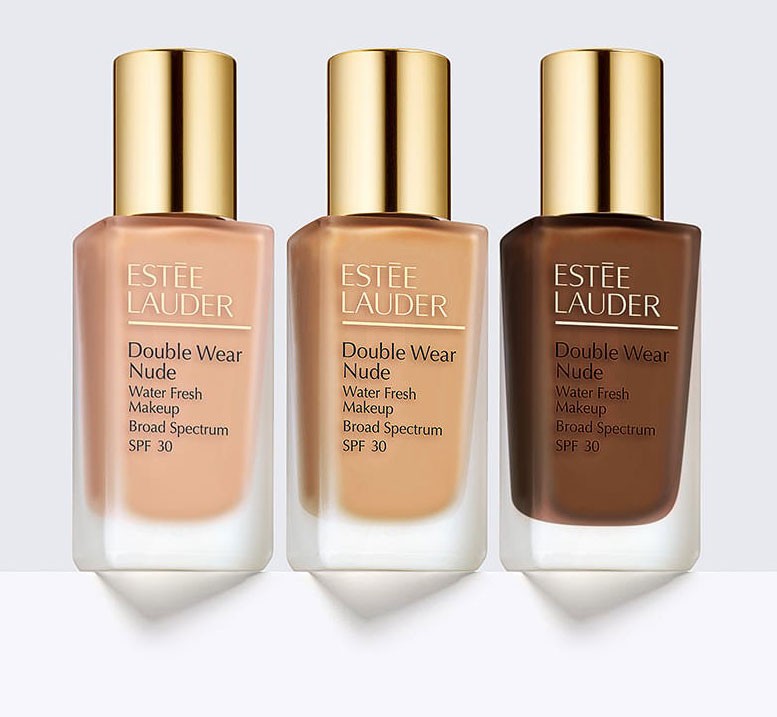 Double wear estee. Estee Lauder Double Wear. Estee Lauder Double Wear Water Fresh Makeup. Тональная основа Эсте лаудер. Estee Lauder Water тональный.