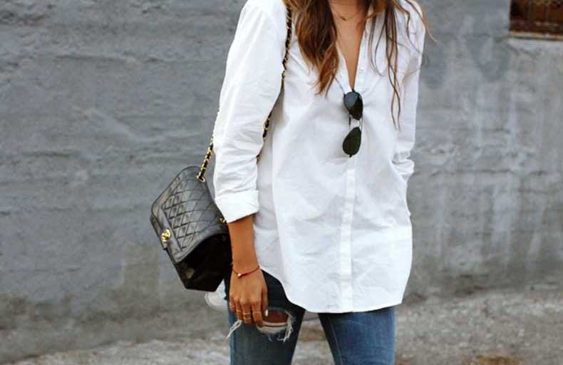 Blusa blanca + Blue jeans: El outfit atemporal perfecto | Effortless Chic
