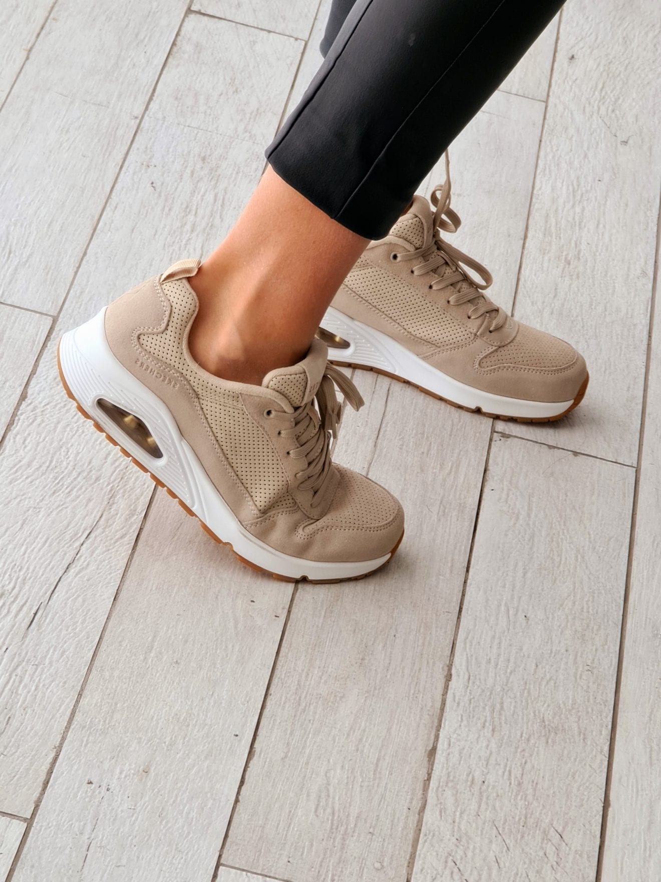 Comfortable & Trendy Nude Sneakers: Airwalk Basil - 8cn555a