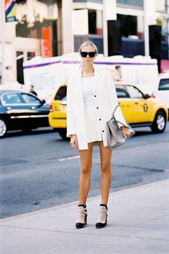 vestidos con botines