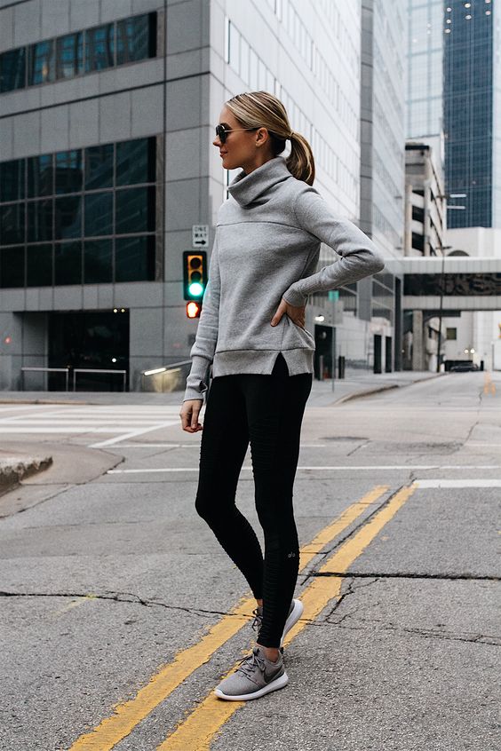 cómo llevar leggings