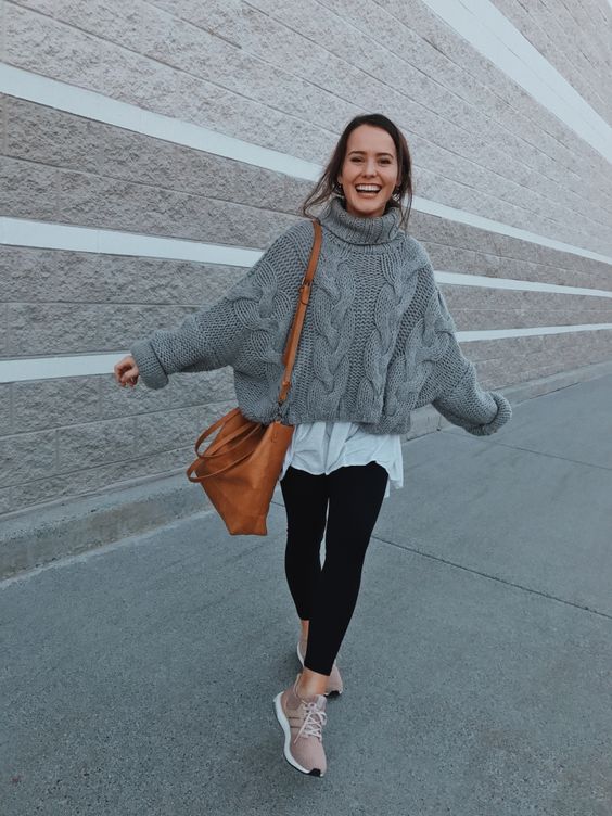 cómo llevar leggings
