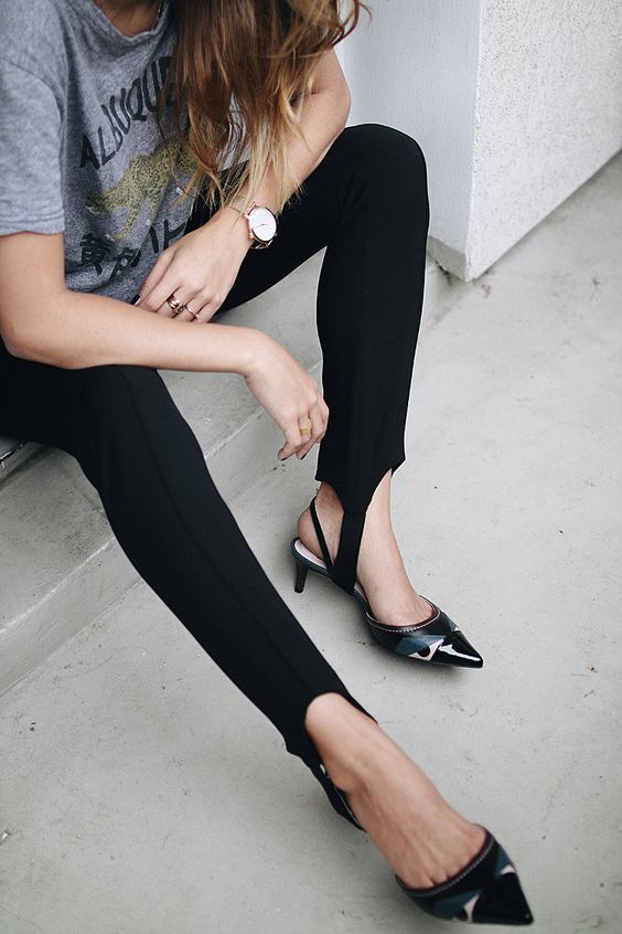 cómo llevar leggings