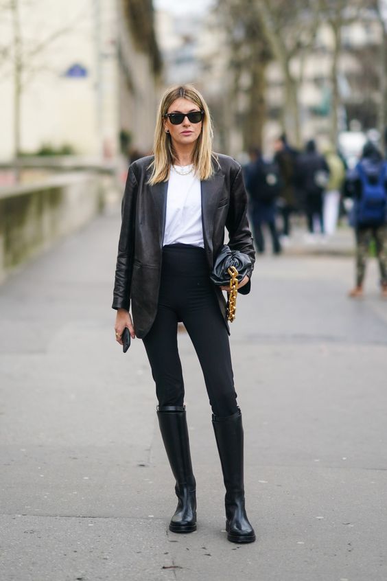 cómo llevar leggings