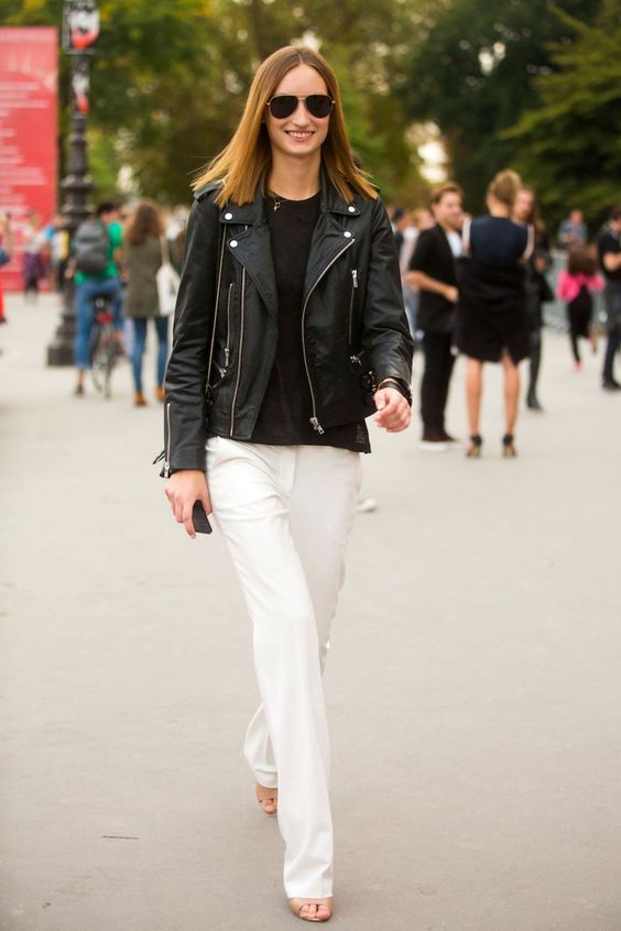 pantalones blancos en invierno