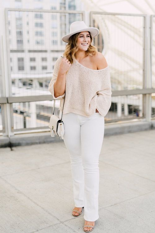 pantalones blancos en invierno