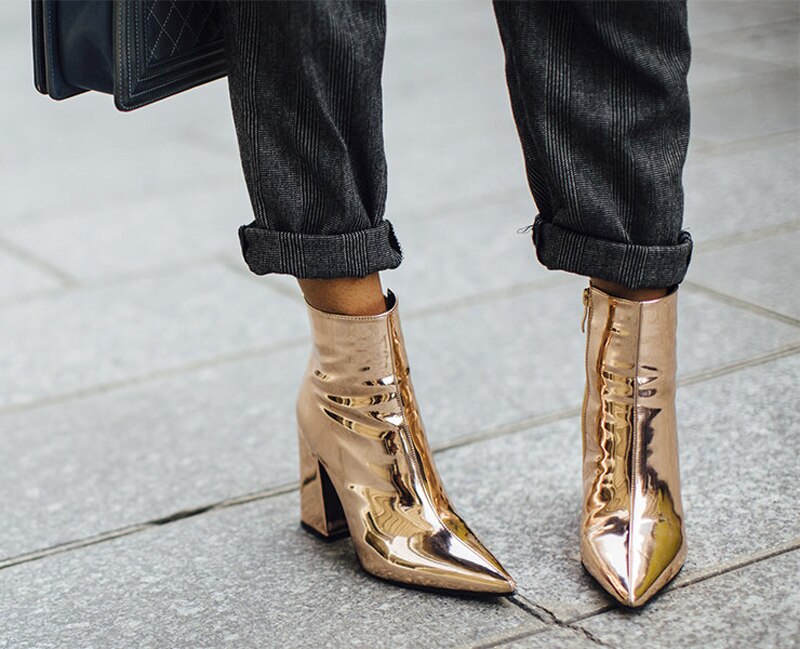 botines caramelo
