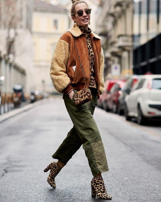 animal print en looks invernales