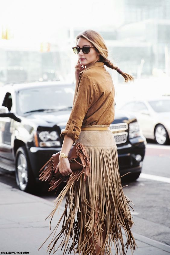 estilo boho en invierno