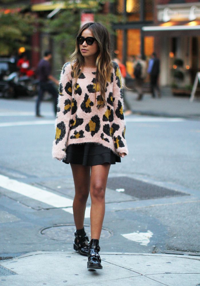 animal print en looks invernales