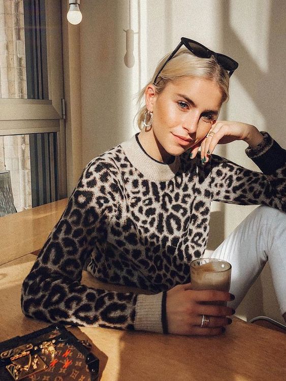 animal print en looks invernales