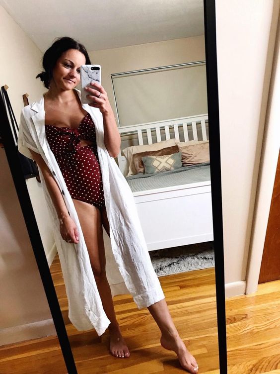 vestidos camiseros para ir a la playa