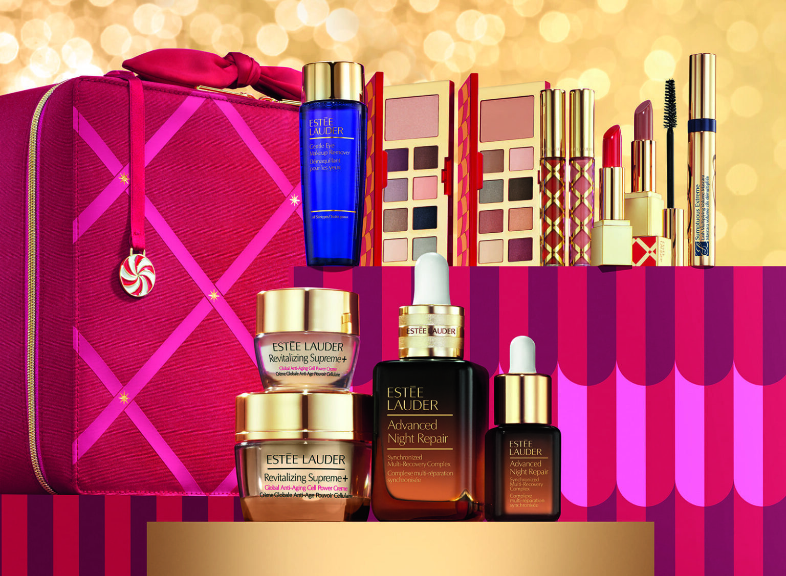 IMPERDIBLE! La maleta de maquillaje Estée Lauder con un 71% de descuento y  con un set Re-nutriv de regalo exclusivo para ustedes (stock limitado) |  Effortless Chic