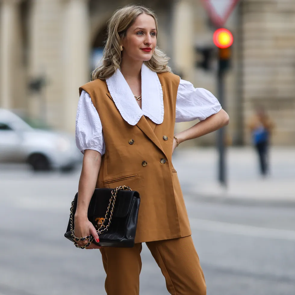 chaleco largo sin mangas