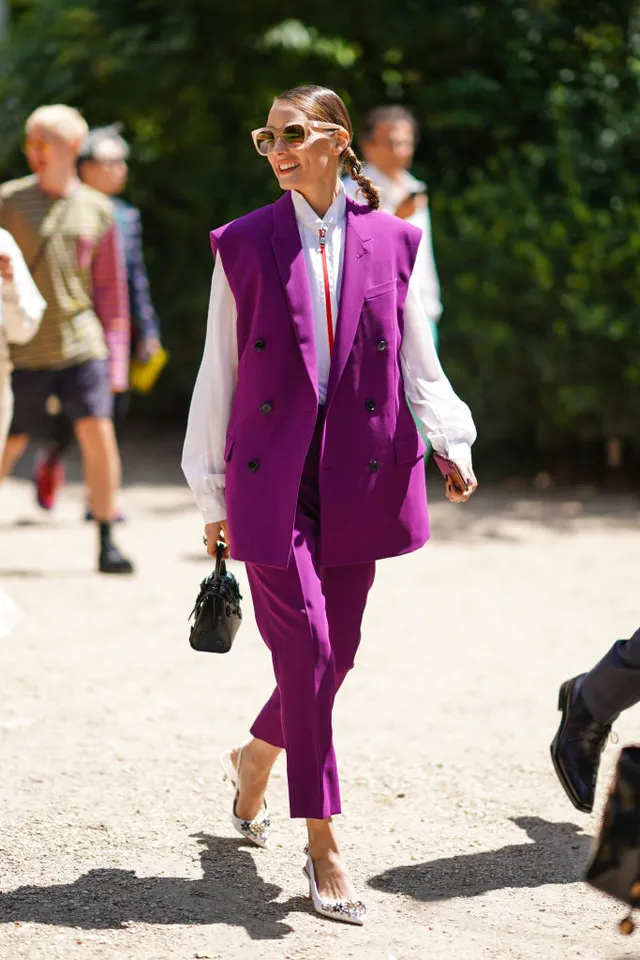 chaleco largo sin mangas