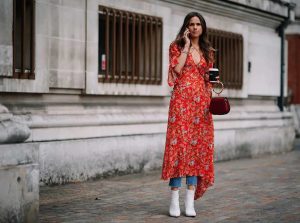 vestido con pantalon