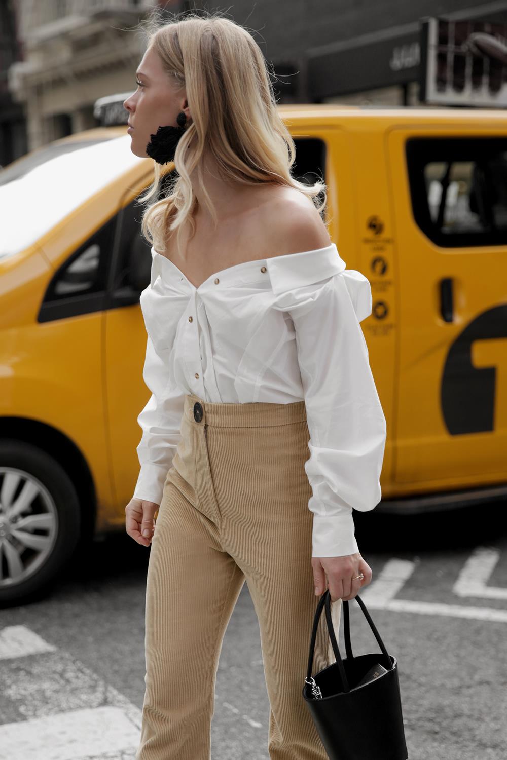 camisa blanca look